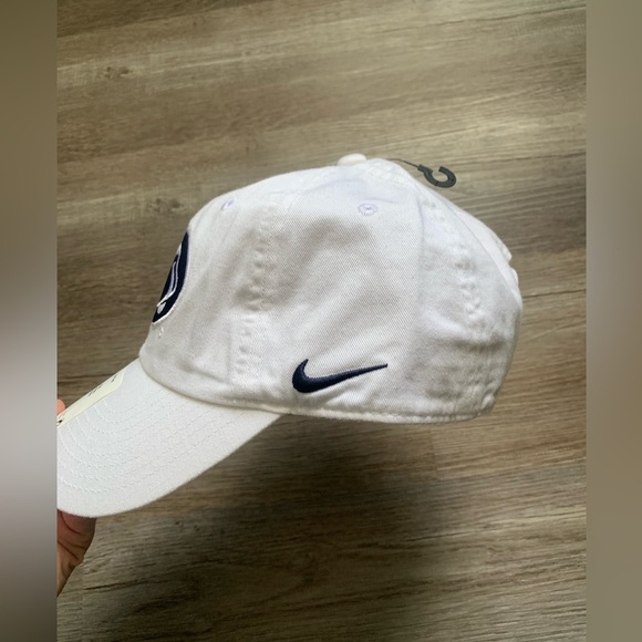 NWT Nike Penn State Club Cap Golf Hat White Blue Adult Size M L New - Picture 4 of 8